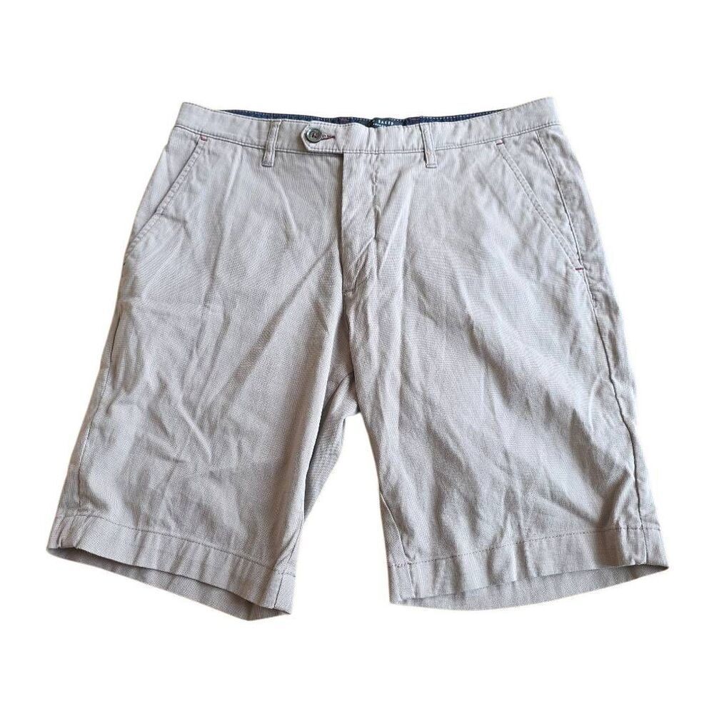 Ted baker mens light brown shorts fit waist 31